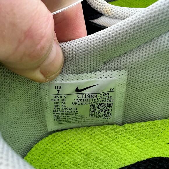 Nike Waffle Racer Crater Shoes Women's 7 White Suede Trainer Lace-Up CT1983-104 - Picture 10 of 10